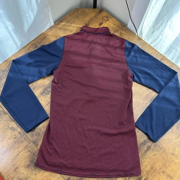 Patagonia Men’s Capilene 2 Lightweight Half-Zip Baselayer, Red and Navy Pullover - Picture 7 of 12